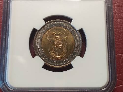 2015 RSA R5 - COINAGE OF GRIQUA TOWN BICENTENNIAL - NGC GRADED MS 66