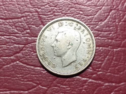 1937 BRITISH SILVER 6 Pence - George VI
