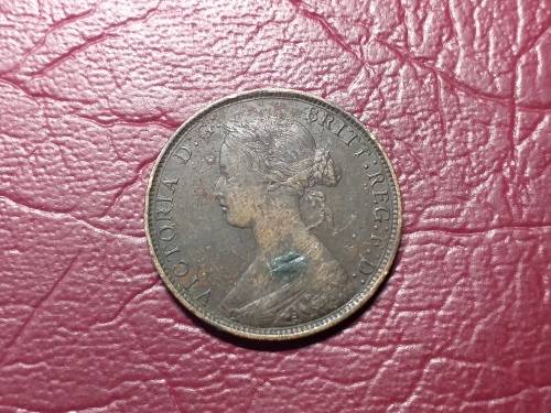1861 BRITISH ½ Penny - Victoria