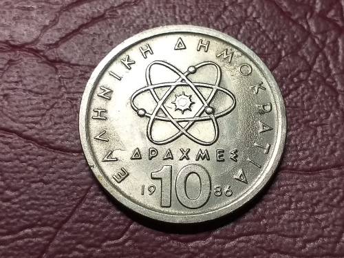 1986 GREECE 10 Drachmes - [UNC]