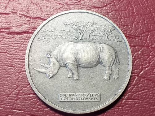 ZOO DVUR KRALOVE CZECHOSLOVAKIA MEDALLION - [28 g, Diameter 40 mm]