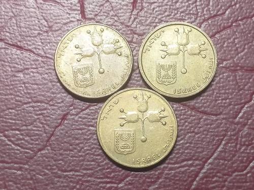 3 X ISRAEL 10 New Agorot