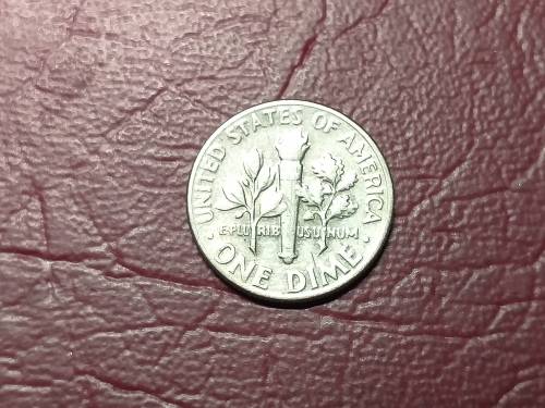 1967 USA ONE DIME