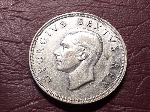 1951 SA UNION SILVER 5 SHILLINGS