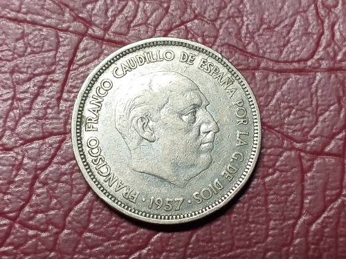 1957 SPAIN 25 Pesetas - Francisco Franco