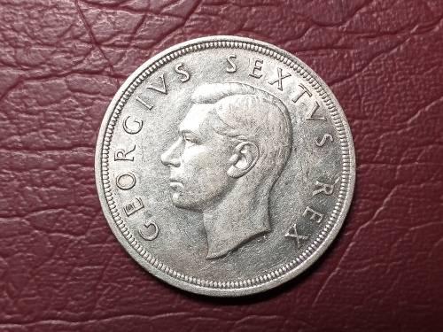 1949 SA UNION SILVER 5 SHILLINGS