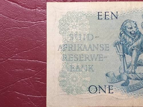 1959 SA RESERVE BANK ONE POUND NOTE - M.H. DE KOCK