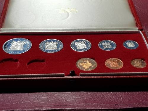 1974 RSA SHORT PROOF SET IN LONG PROOF SAM BOX