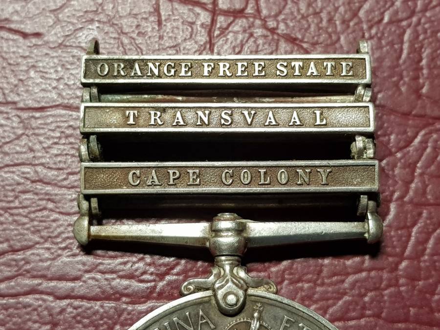 ANGLO BOER WAR MEDAL - SCOUT H.H. POWELL - MONTMORENCY`S SCOUTS