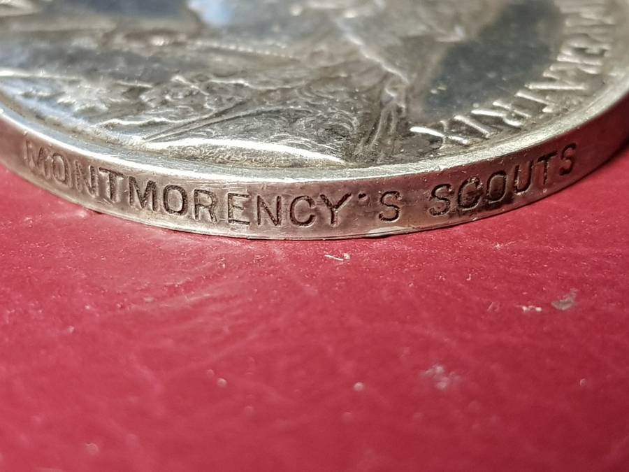 ANGLO BOER WAR MEDAL - SCOUT H.H. POWELL - MONTMORENCY`S SCOUTS
