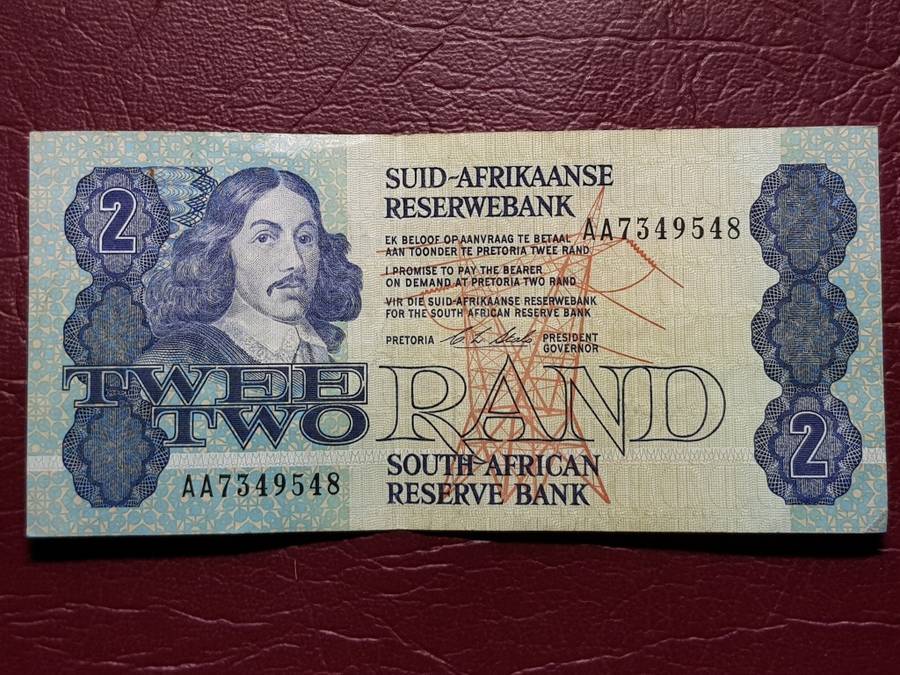 RSA Two Rand Notes - CL Stals