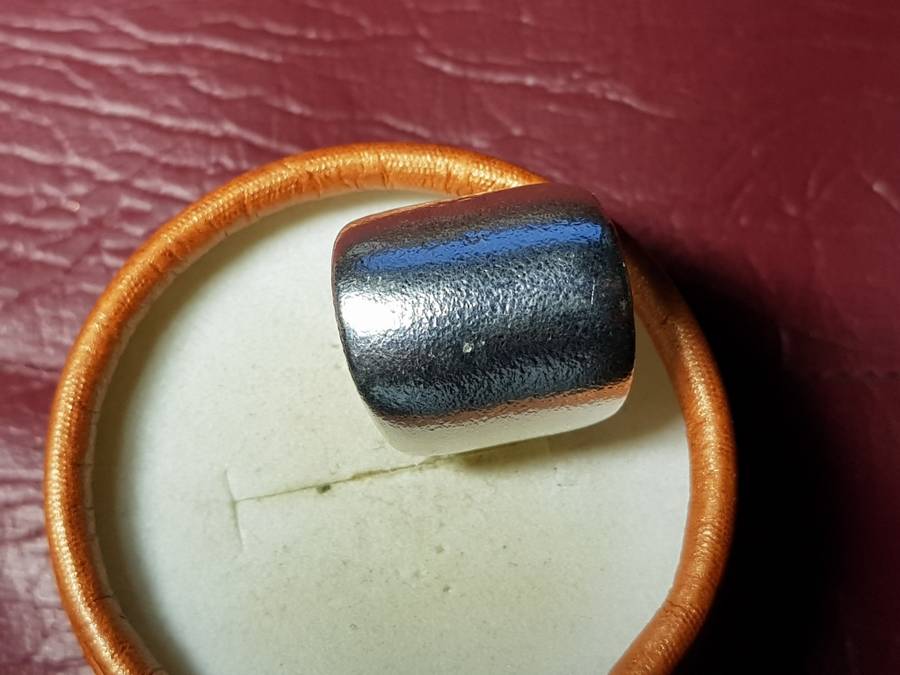 Lovely Genuine Solid Sterling Silver Ring In Good Condition - [8,2 g]