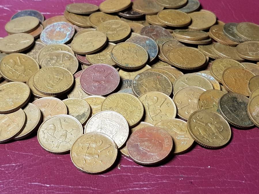 A Lot Of 125 RSA Bronze 1 Cent Coins - [Bid per coin to take all]