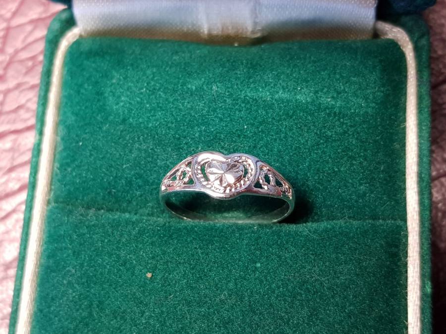 Lovely Genuine Solid Sterling Silver Toe Ring In Excellent Condition - [0,6 g]
