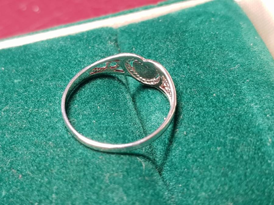 Lovely Genuine Solid Sterling Silver Toe Ring In Excellent Condition - [0,6 g]