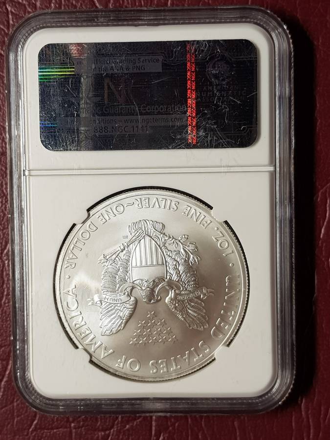 2013 USA Silver $1 Eagle - First Releases - NGC Graded MS 70