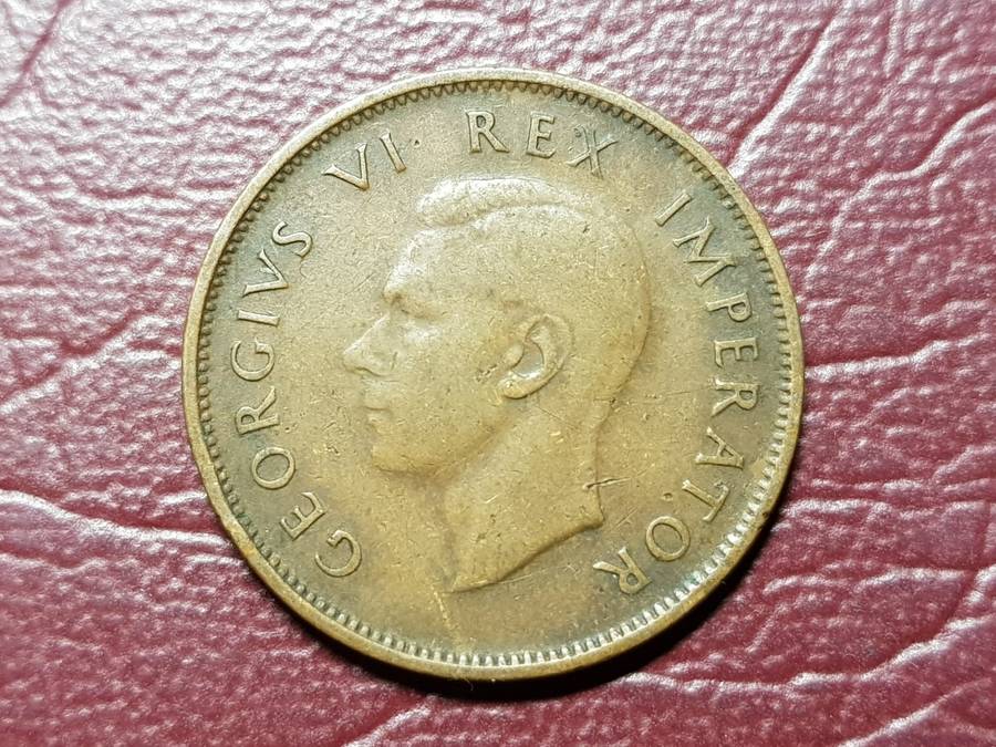 1943 SA Union ½ Penny