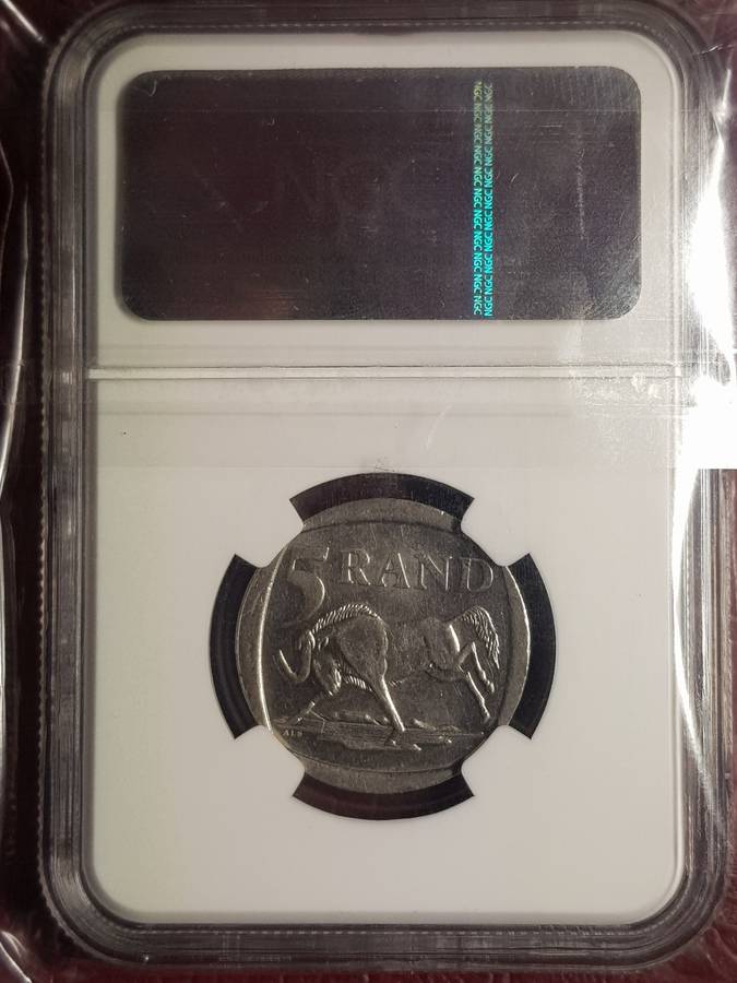 2000 RSA R5 Nelson Mandela - NGC Graded MS 63