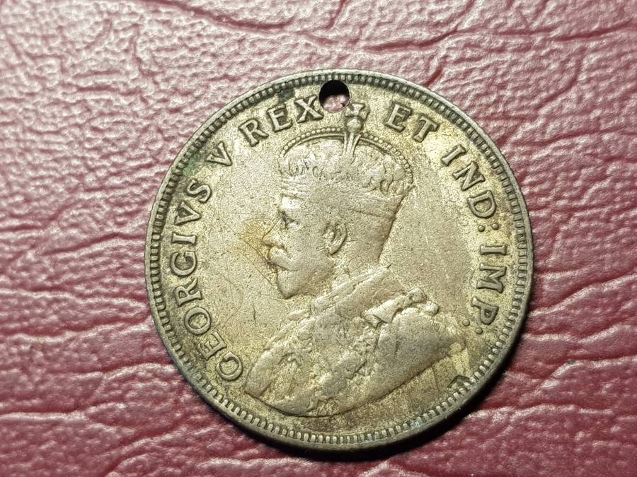 1924 East Africa Silver 1 Shilling - George V