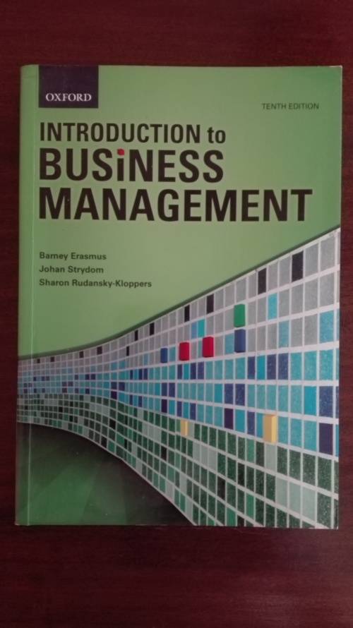 Introduction To Business Management (10th Edition)