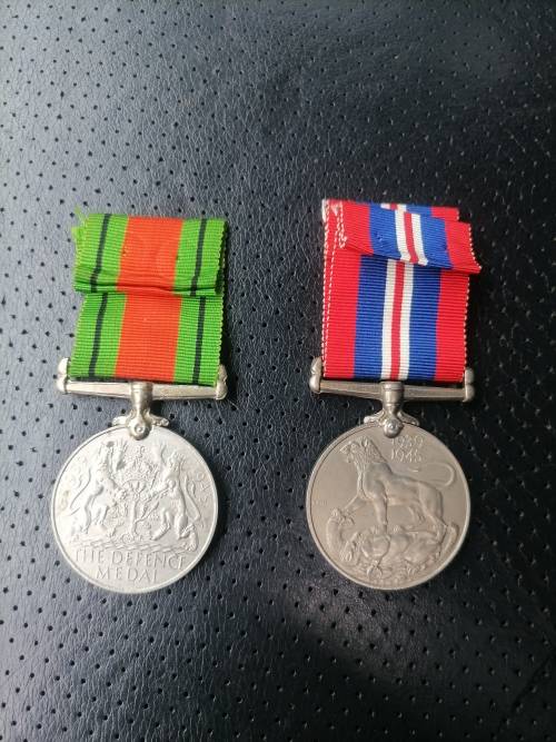 Military full size Medals with ribbons (bid per medal to take all