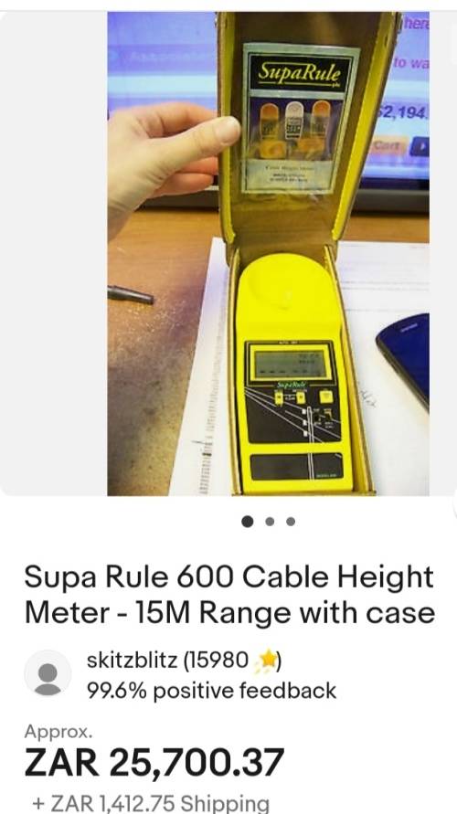 SUPARULE MODEL 600 HEIGHT METER IN GOOD OVERALL CONDITION