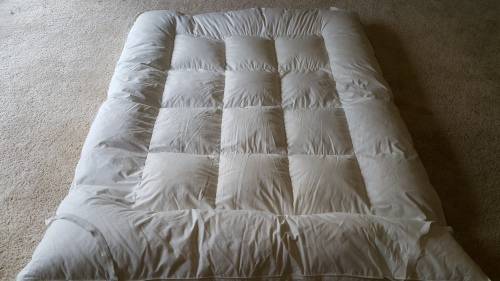 GRANNY GOOSE DOWN AND FEATHER DOUBLE BED MATTRESS TOPPER!!!