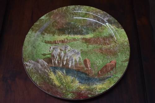 ROYAL DOULTON made in England!! South African Series, Game at drinking Pool, Kruger National Park