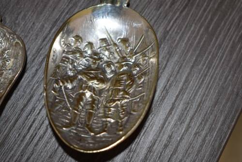 RARE!!! REMBRANDT NACHT WACHT EPNS SPOON AND FORK SET