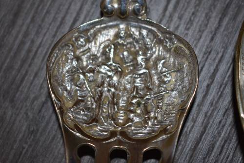 RARE!!! REMBRANDT NACHT WACHT EPNS SPOON AND FORK SET