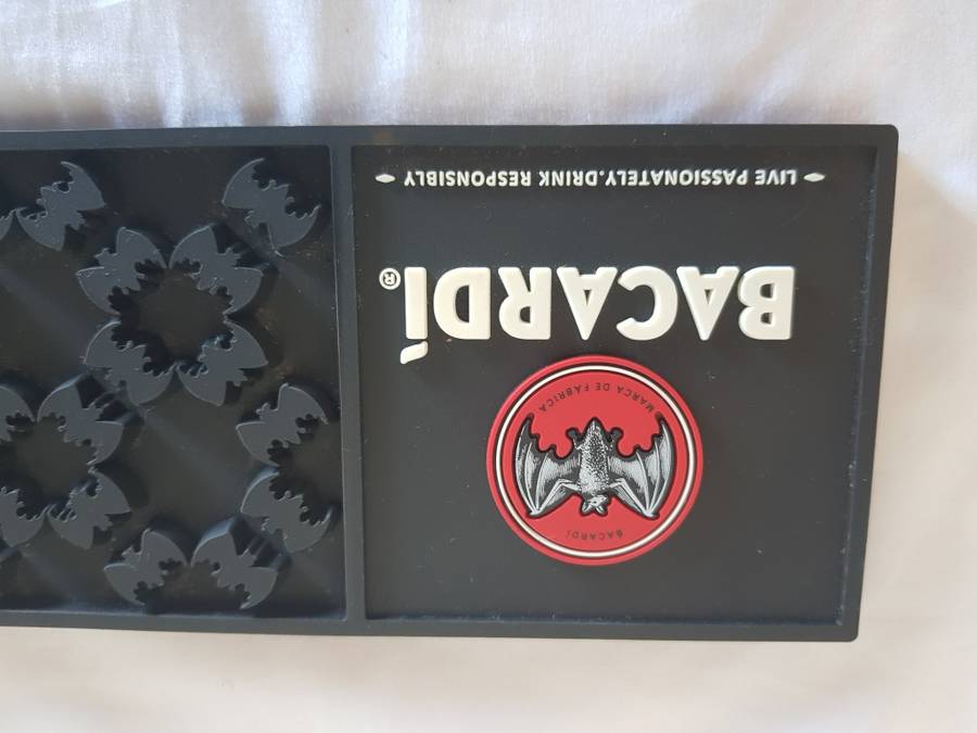 Bacardi Rubber Drinks Mat 60cm