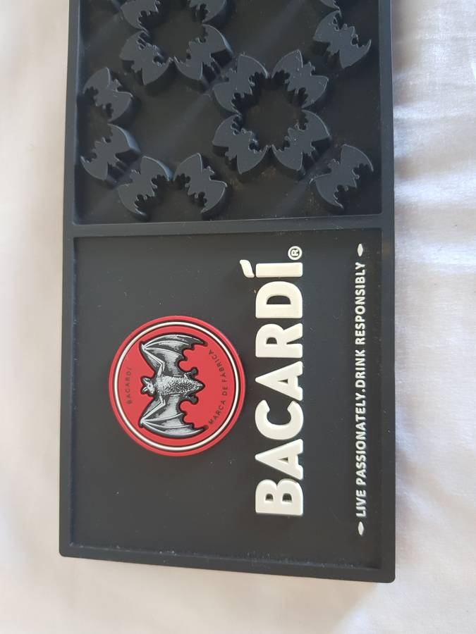 Bacardi Rubber Drinks Mat 60cm