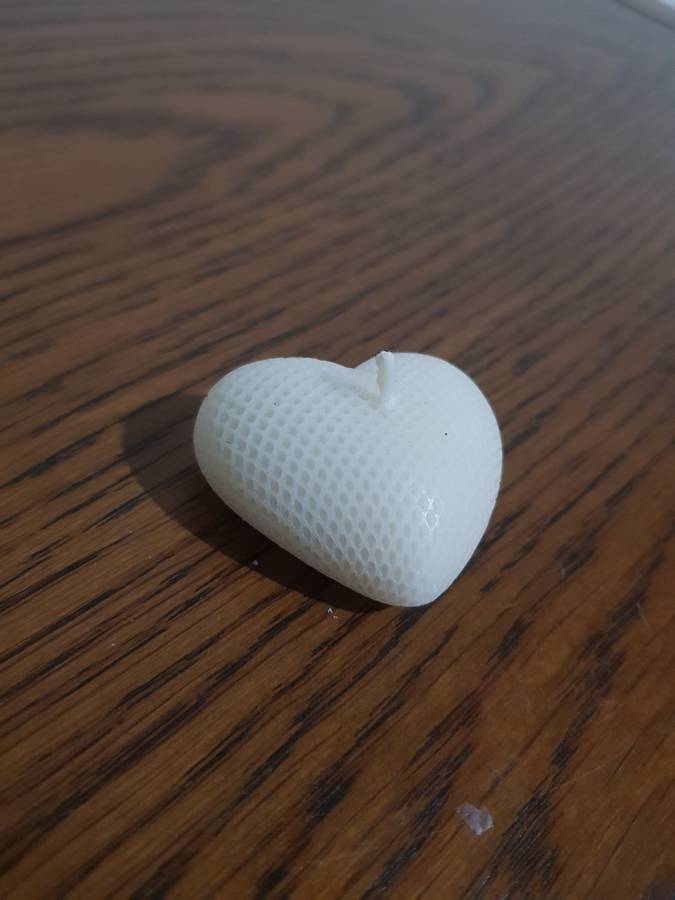 Collection of small White Heart Candles