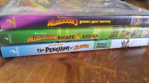 MADAGASCAR MOVIES!!!!!! A MUST HAVE!!!!