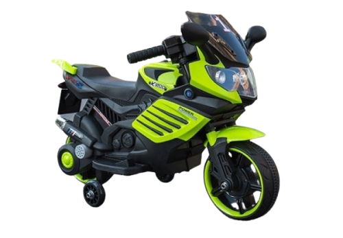 Jeronimo Power MotorBike - Green  Ride-On  Age 2-6