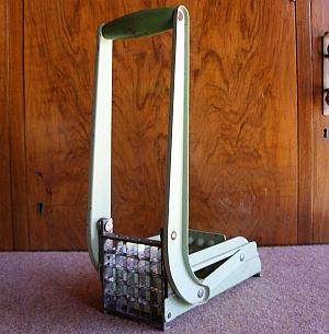 A GREAT LOOKING VINTAGE CHIP CUTTER ( FRENCH FRIES OR SLAP CHIPS )