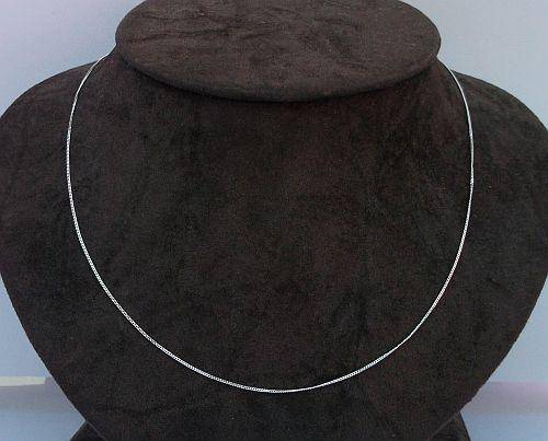 MARVELOUS PETITE 42 CM STERLING SILVER NECKLACE !!! ...FREE COMBINING !!! 3 ON AUCTION !!!!