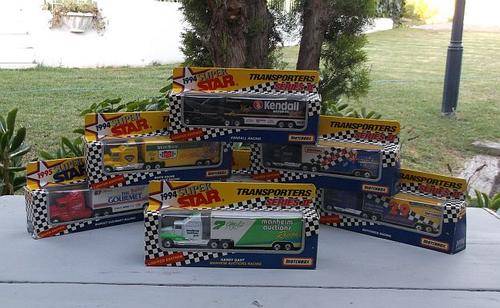 ULTRA COOL !!! 7 DIE CAST METAL LIMITED EDITION TRANSPORTER TRUCKS BY MATCHBOX ..BID PER TRUCK !!!!