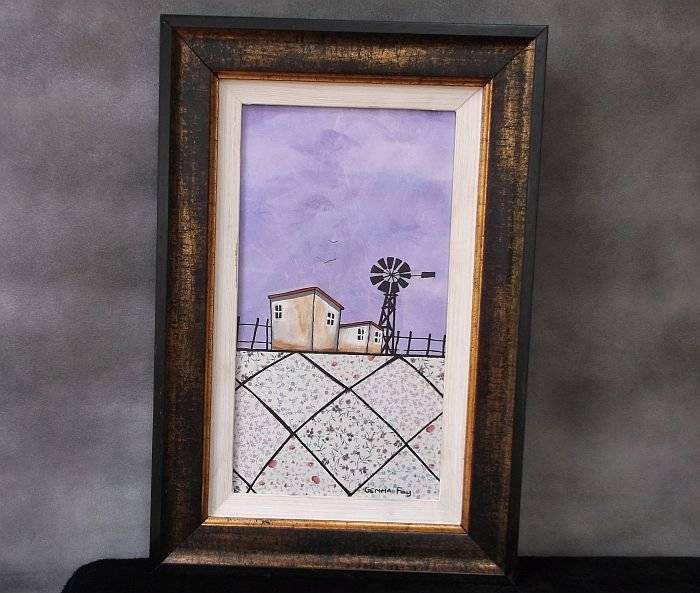 A MARVELOUS ORIGINAL ACRYLIC ON BOARD BY SA ARTIST GEMMA FAY AKA D.ELLIS...GREAT WORK !!