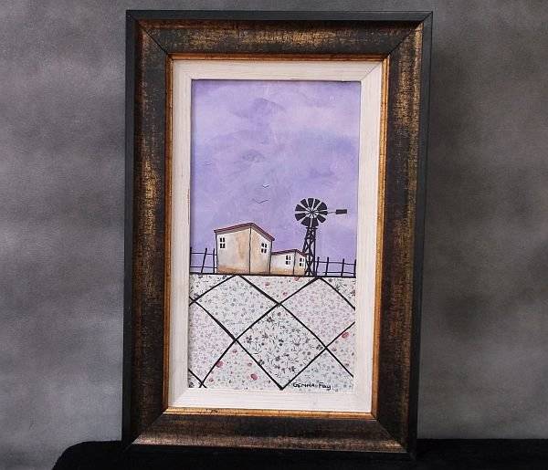 A MARVELOUS ORIGINAL ACRYLIC ON BOARD BY SA ARTIST GEMMA FAY AKA D.ELLIS...GREAT WORK !!