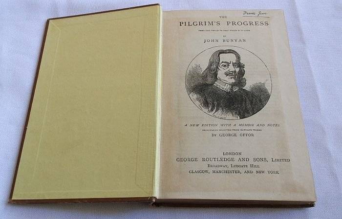 GREAT OLD BOOK !! JOHN BUNYAN`S ""THE PILGRIMS PROGRESS"" ...THE RUBY SERIES
