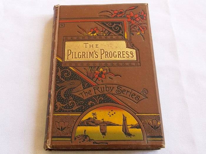 GREAT OLD BOOK !! JOHN BUNYAN`S ""THE PILGRIMS PROGRESS"" ...THE RUBY SERIES