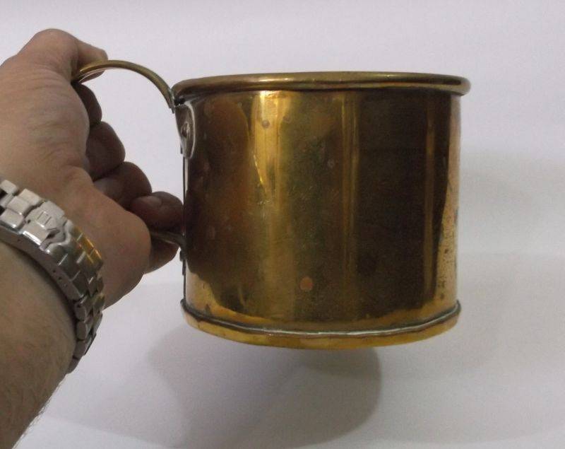 AWESOME AFRICANA - "CAPE" BRASS .....MUG BY T.C FALCK ROBERTSON .....WESTERN CAPE