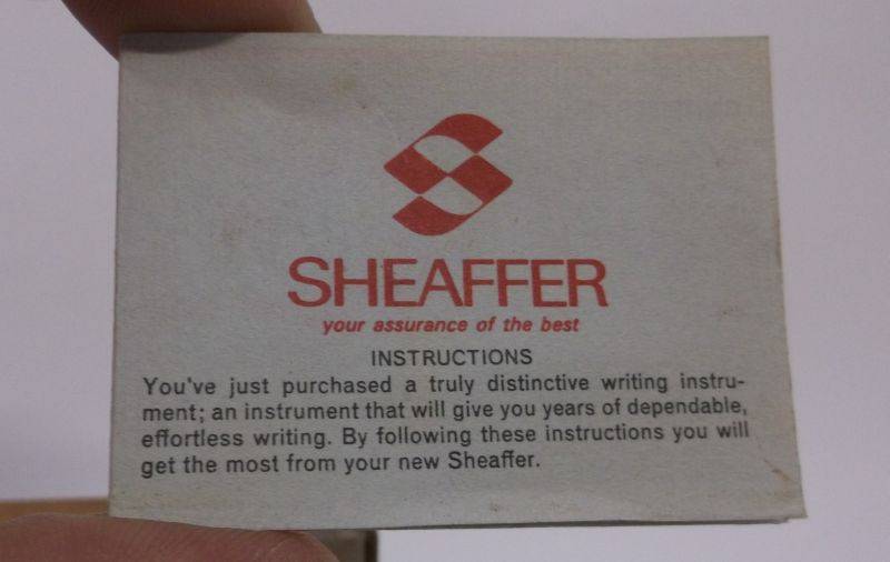 A TOP CLASS VINTAGE SHAEFFERS PFM-III FOUNTAIN PEN WITH 14 CT NIB PLUS BOX AND INSTRUCTIONS !!