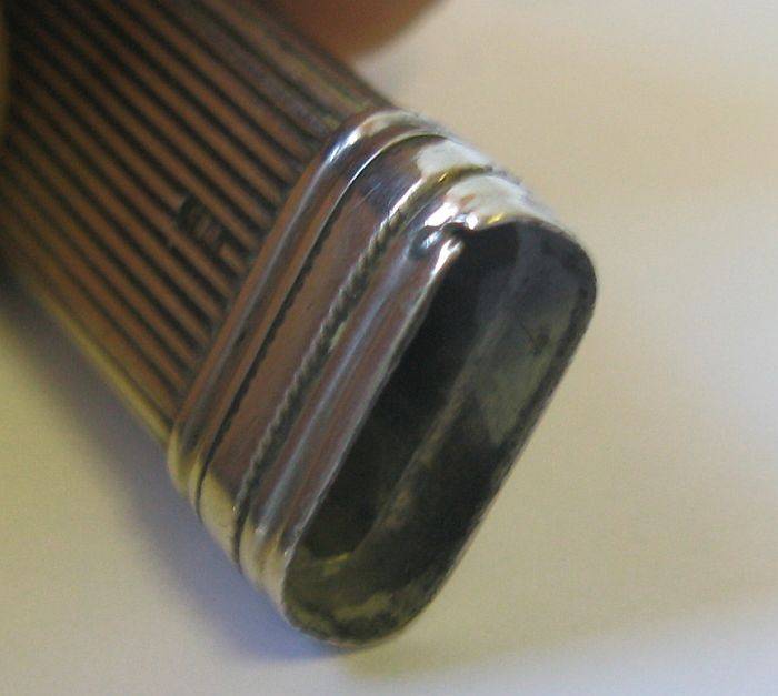 EXCELLENT FIND !! A RARE OLD DUTCH SILVER NEEDLE CASE FULLY STAMPED WITH MAKERS MARKS !! WOW !!