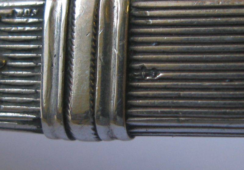 EXCELLENT FIND !! A RARE OLD DUTCH SILVER NEEDLE CASE FULLY STAMPED WITH MAKERS MARKS !! WOW !!