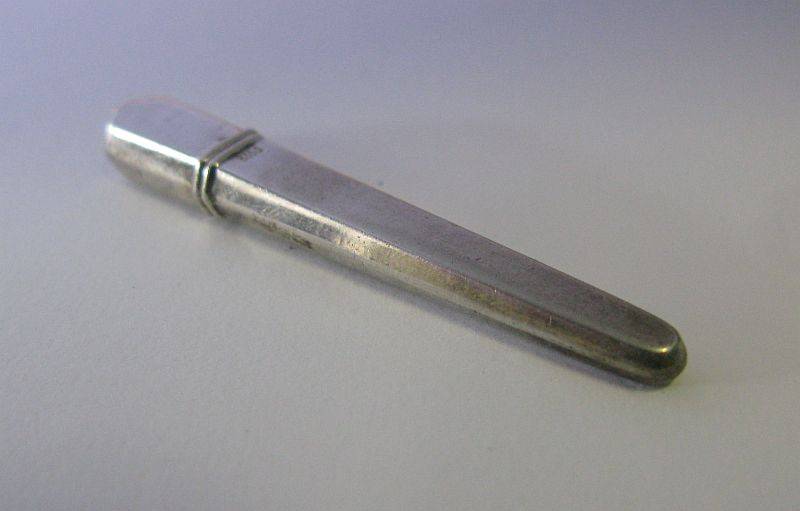 AG MOEDER MA !! A RARE ADORABLE OLD DUTCH SILVER NEEDLE CASE IN SPLENDID CONDITION...WOW !!