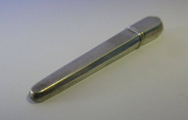 AG MOEDER MA !! A RARE ADORABLE OLD DUTCH SILVER NEEDLE CASE IN SPLENDID CONDITION...WOW !!