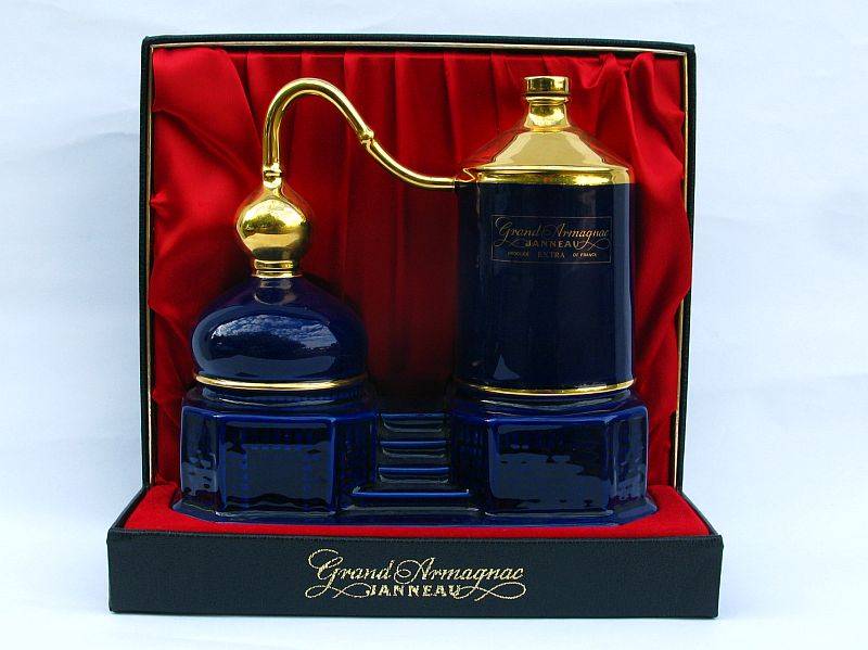 AWESOME RARE FIND !! A VINTAGE LIMOGES PORCELAIN DECANTER IN THE FORM OF AN ALCOHOL STILL ...WOW !!!