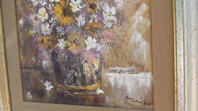 INVESTMENT PIECE - ORIGINAL OIL ON CANVAS BY WELL KNOWN SA ARTIST GAVIN COLLINS - WOW !! WOW !!